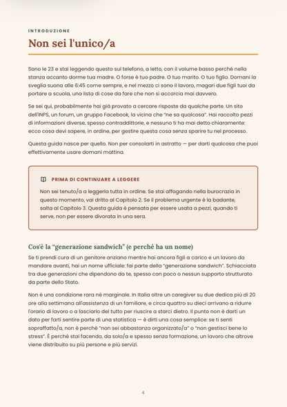 Generazione Sandwich — La Guida per Caregiver che Reggono il Mondo senza Spezzarsi